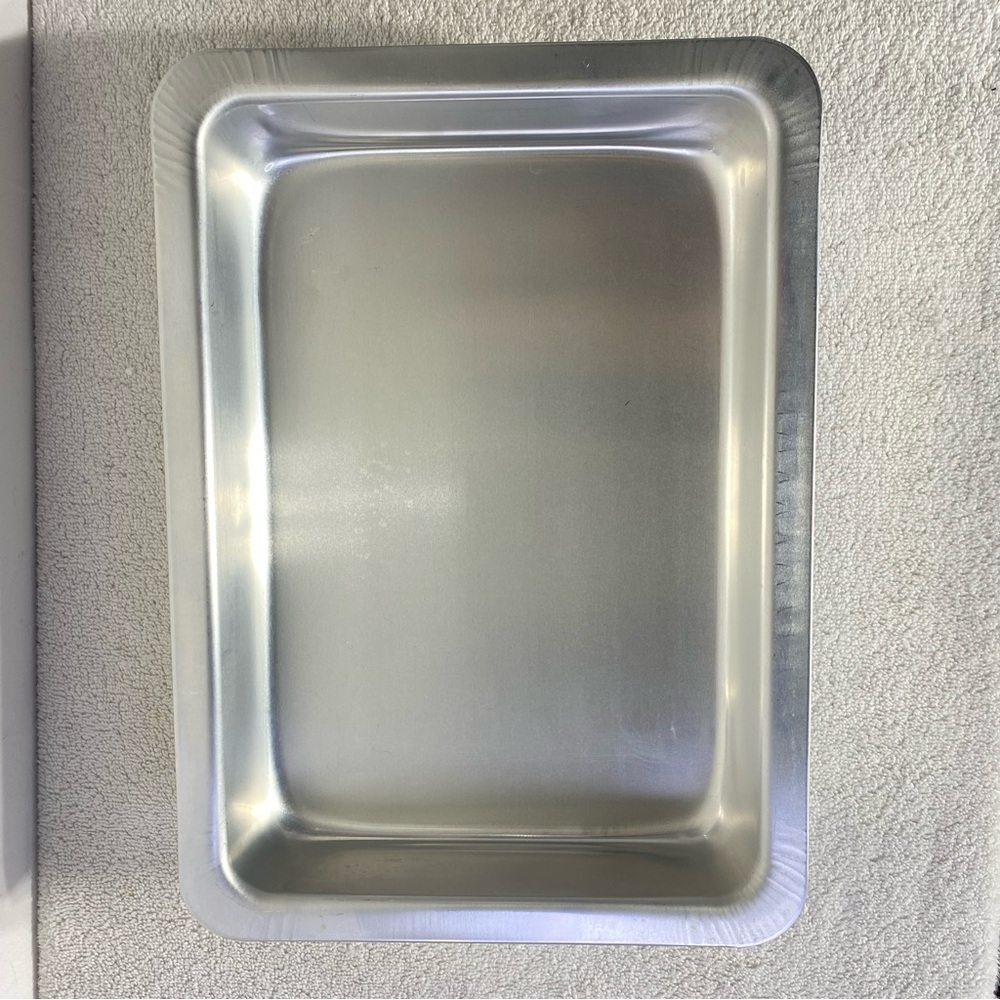 Vintage Wearever AirBake Insulated Bakeware Silver Tone Rectangle Baking Pan
